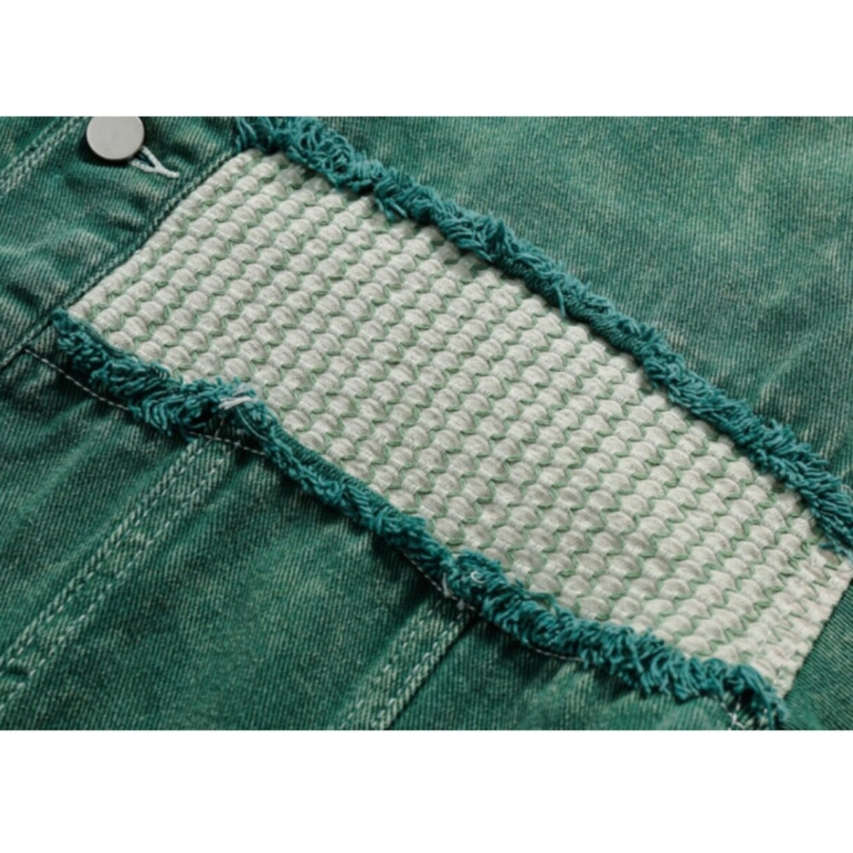 Patchwork denim jacket D0295