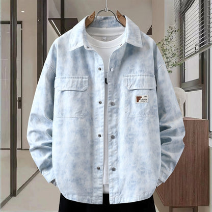 Tie-dye denim jacket D0278