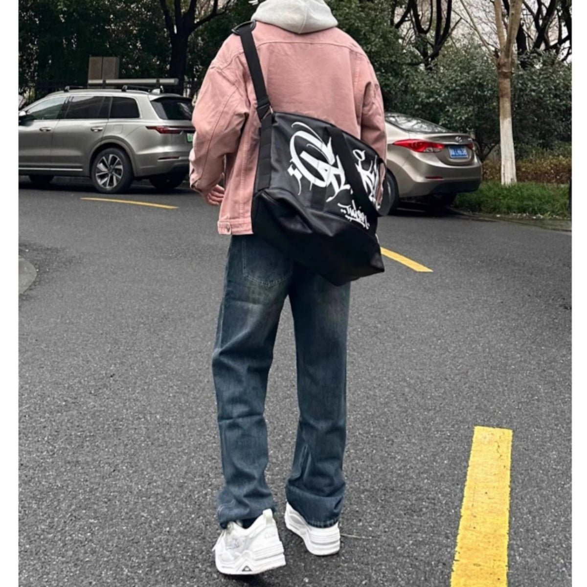 Pink denim jacket D0300