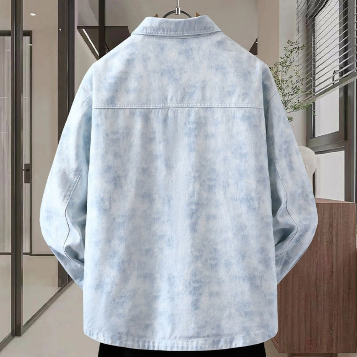 Tie-dye denim jacket D0278