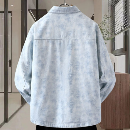 Tie-dye denim jacket D0278