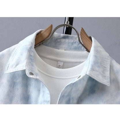 Tie-dye denim jacket D0278