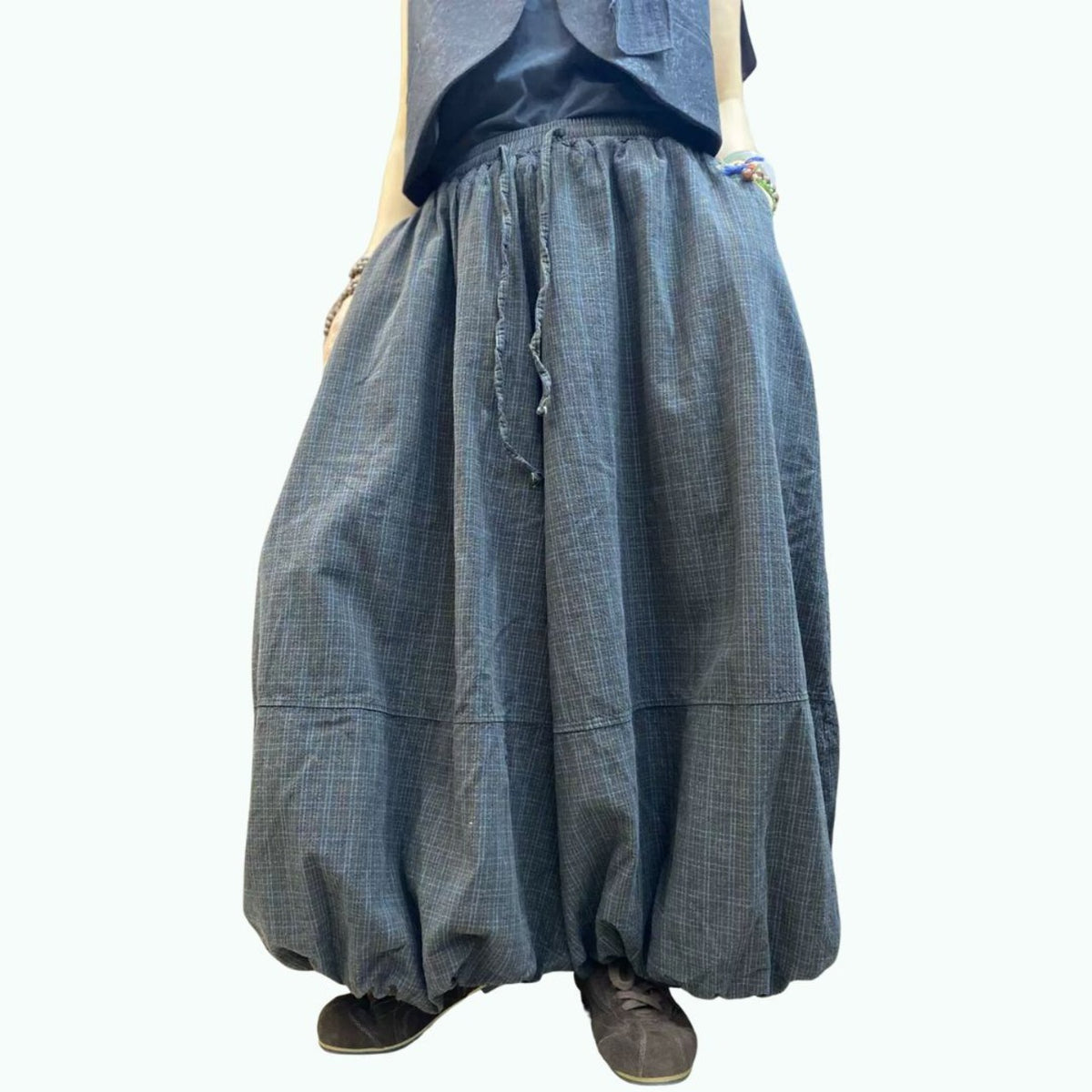Voluminous Parachute Pants D0323