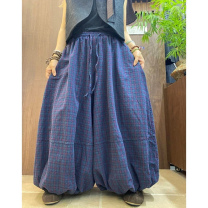 Voluminous Parachute Pants D0323
