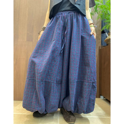 Voluminous Parachute Pants D0323
