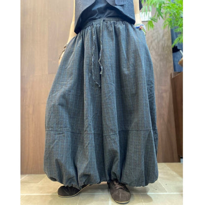 Voluminous Parachute Pants D0323