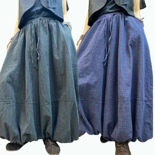 Voluminous Parachute Pants D0323