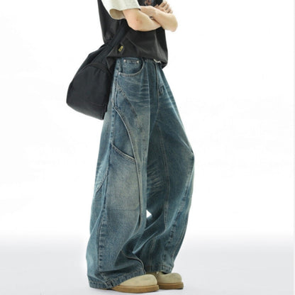Retro blue denim jeans D0311